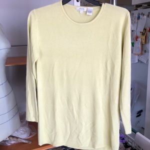 Reflections Medium Light Green 100% Acrylic Sweater